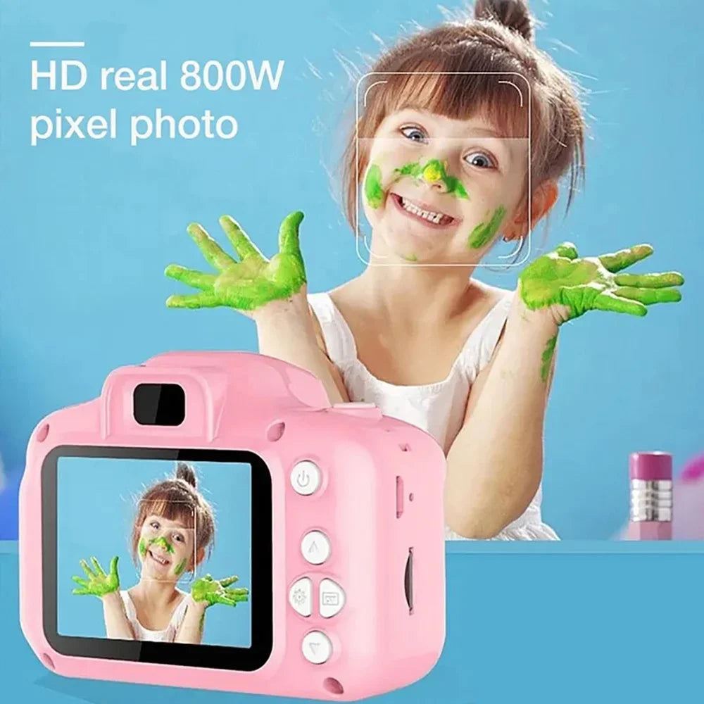 Children's Mini Digital Camera X2 - Compact Photography Device for Kids, Ideal for Birthdays and Playtime