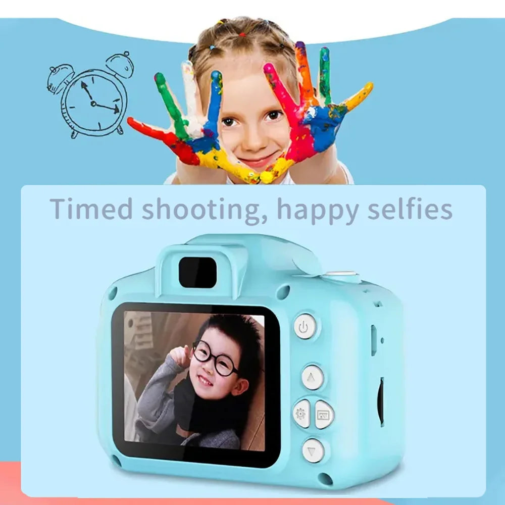 Children's Mini Digital Camera X2 - Compact Photography Device for Kids, Ideal for Birthdays and Playtime