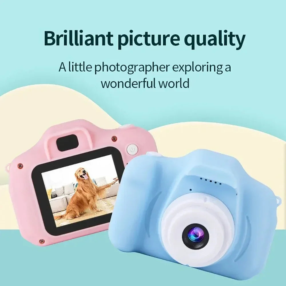 Children's Mini Digital Camera X2 - Compact Photography Device for Kids, Ideal for Birthdays and Playtime