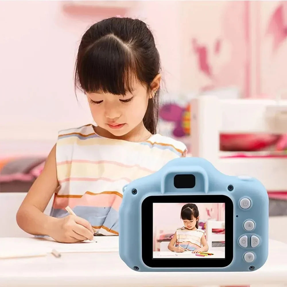 Children's Mini Digital Camera X2 - Compact Photography Device for Kids, Ideal for Birthdays and Playtime